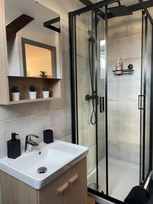 Апартаменты Duplex Bord De L'Eure - Parking Inclus - Jolie Vue Sur La Cathedrale Шартр Экстерьер фото