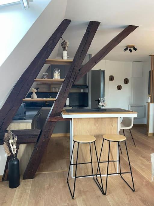 Апартаменты Duplex Bord De L'Eure - Parking Inclus - Jolie Vue Sur La Cathedrale Шартр Экстерьер фото