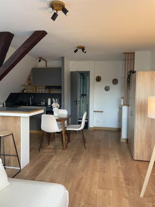 Апартаменты Duplex Bord De L'Eure - Parking Inclus - Jolie Vue Sur La Cathedrale Шартр Экстерьер фото
