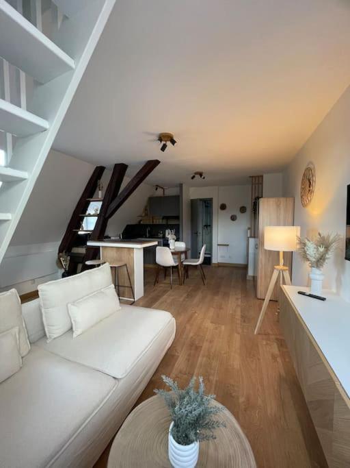 Апартаменты Duplex Bord De L'Eure - Parking Inclus - Jolie Vue Sur La Cathedrale Шартр Экстерьер фото